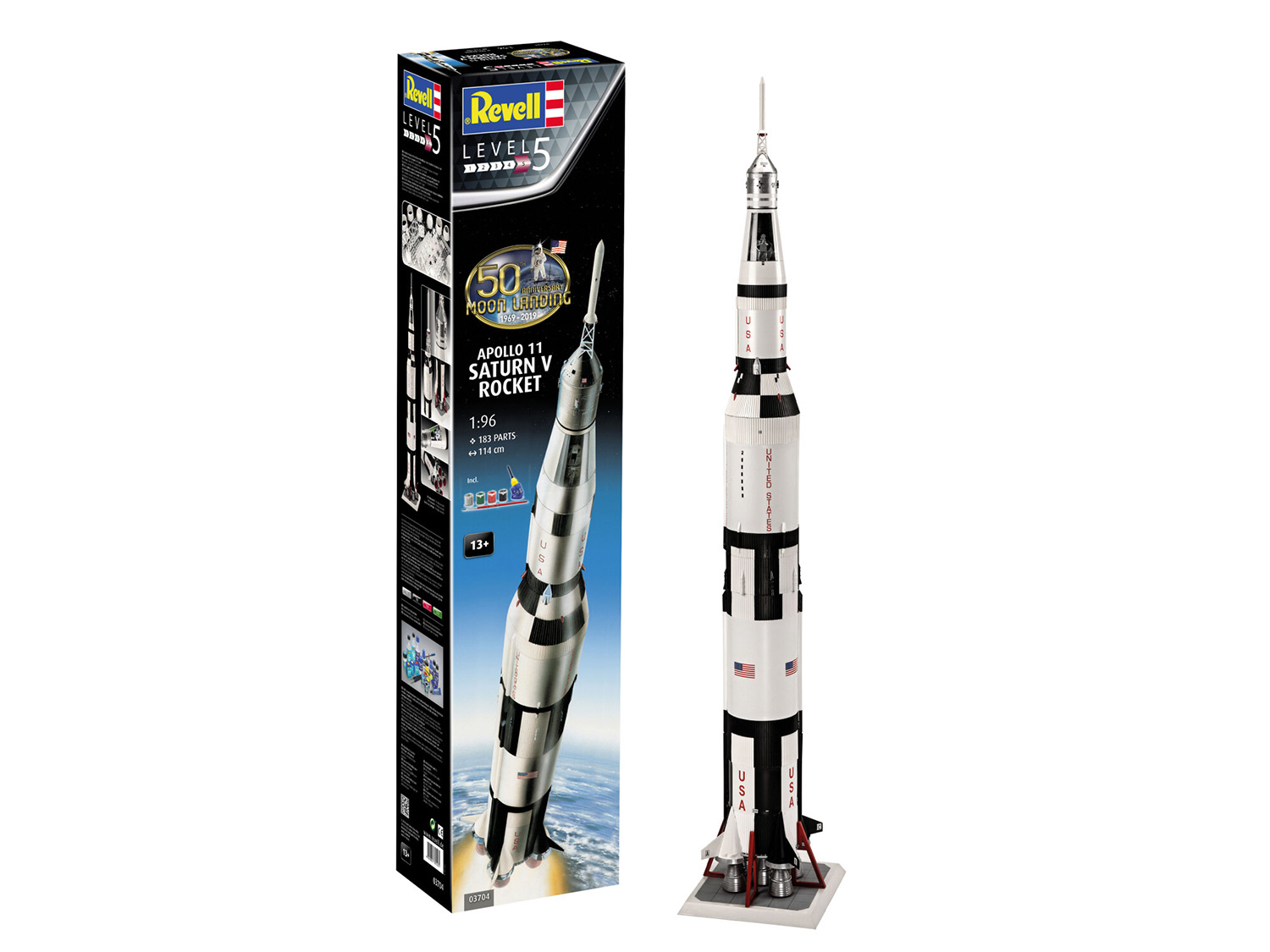 Apollo 11 Saturn V Rocket (1:96)