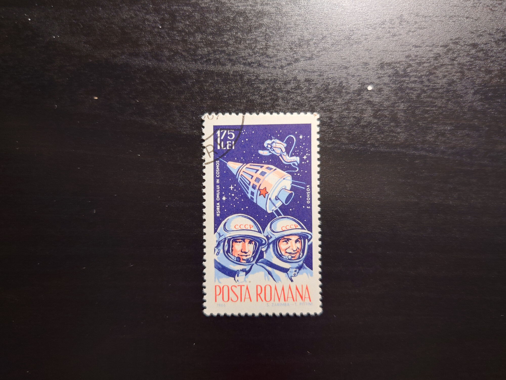  Posta Romana Voshod 2 (1965) (175 Lei)